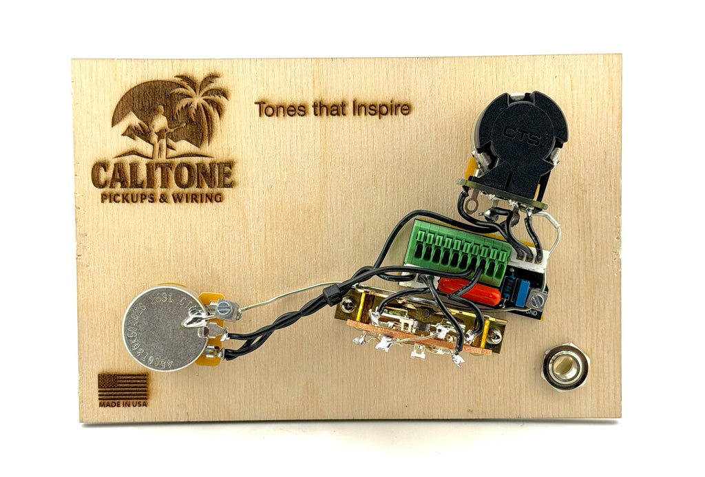 Calitone PRS Solderless Wiring Harness 1V 1T 3-Way Blade Coil Split CTS