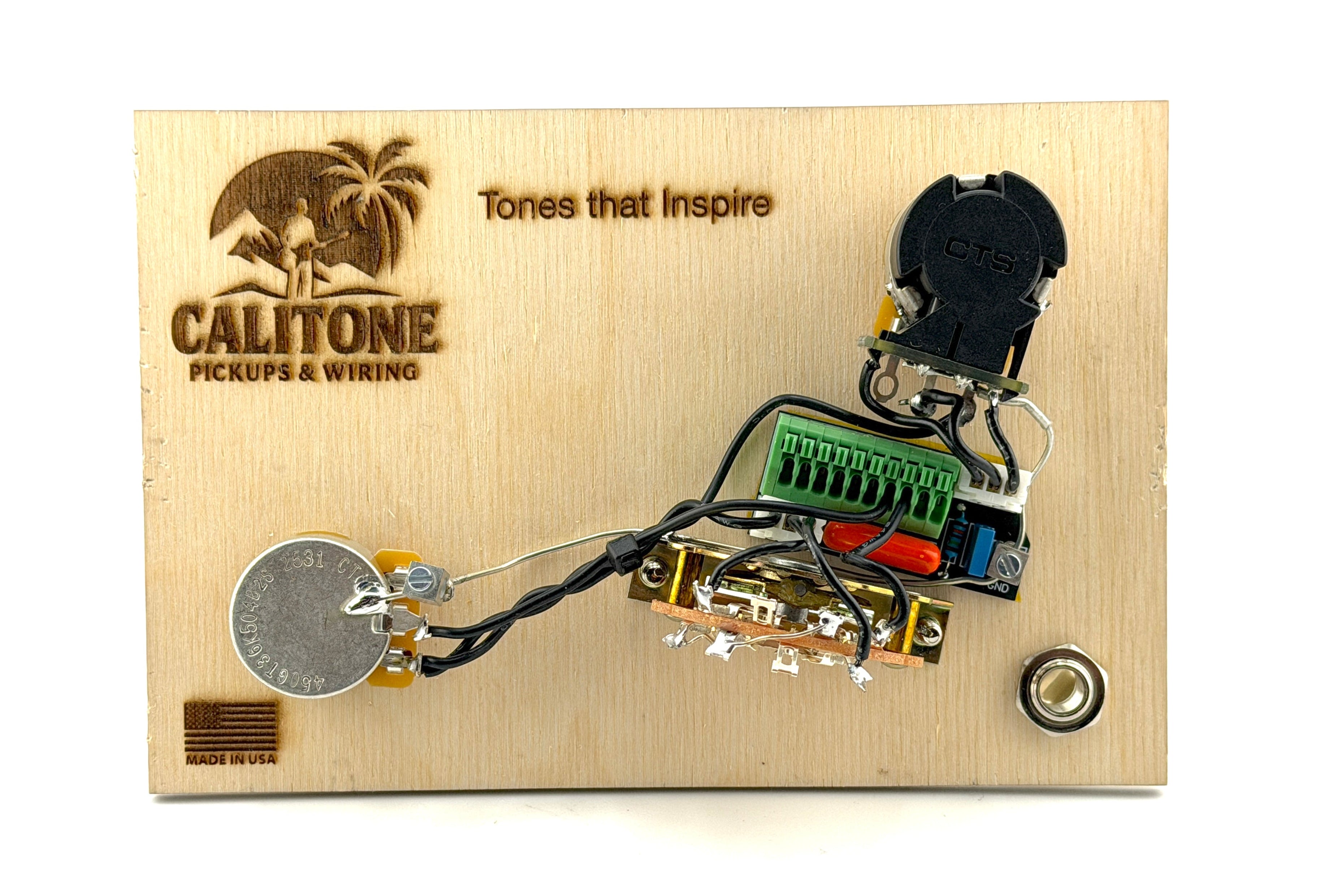 Calitone PRS Solderless Wiring Harness 1V 1T 3-Way Blade Coil Split CTS