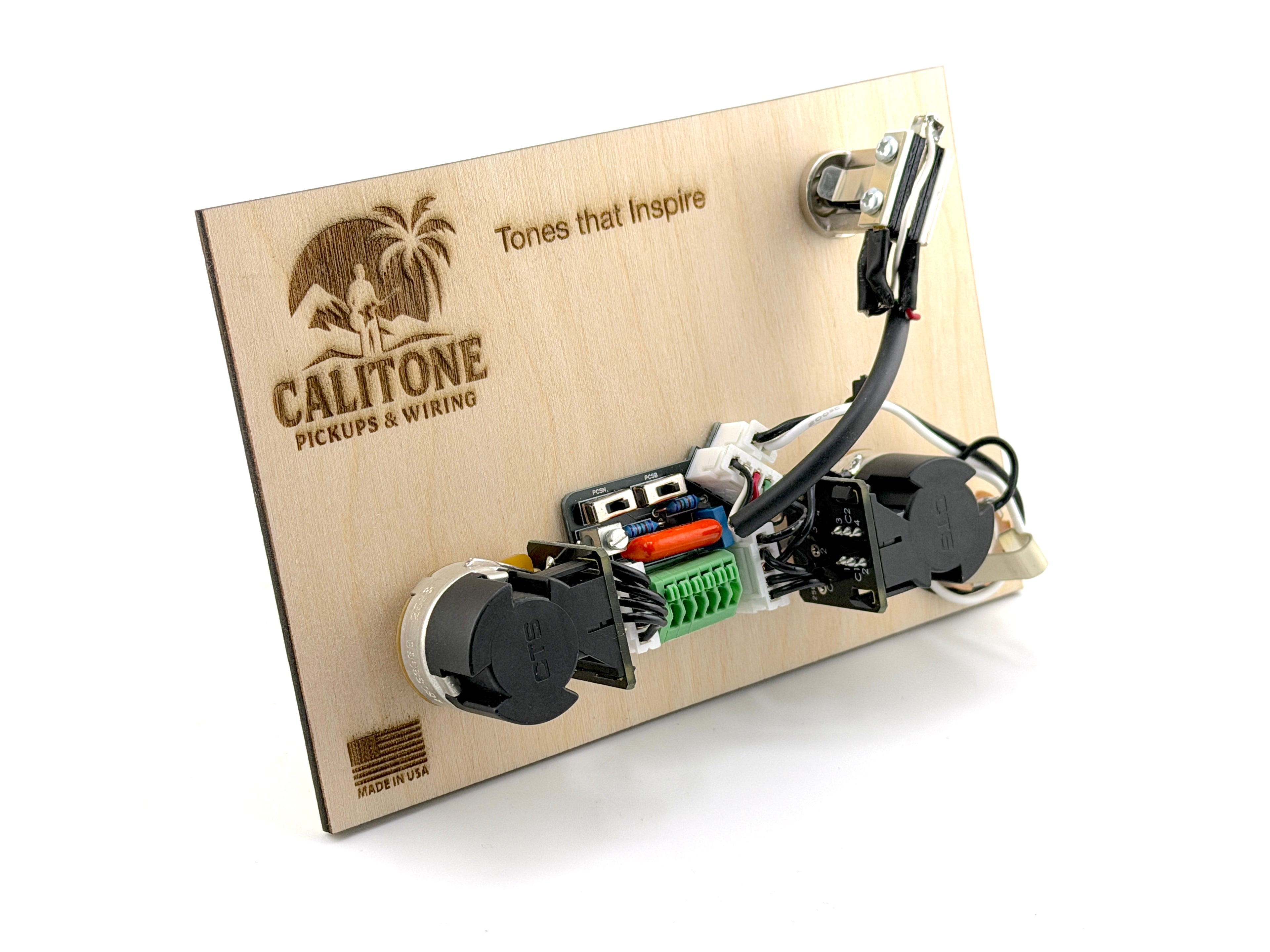 Calitone PRS Solderless Wiring Harness 1V-1T 3-Way Toggle Balanced Coil Splits