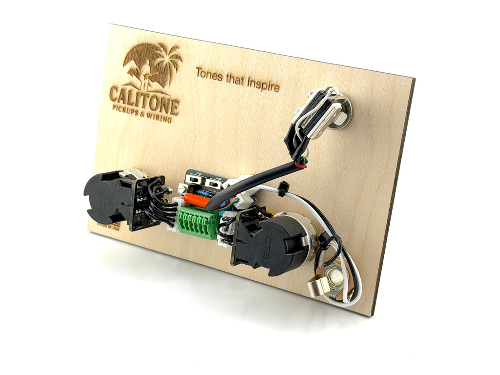 Calitone PRS Solderless Wiring Harness 1V-1T 3-Way Toggle Balanced Coil Splits