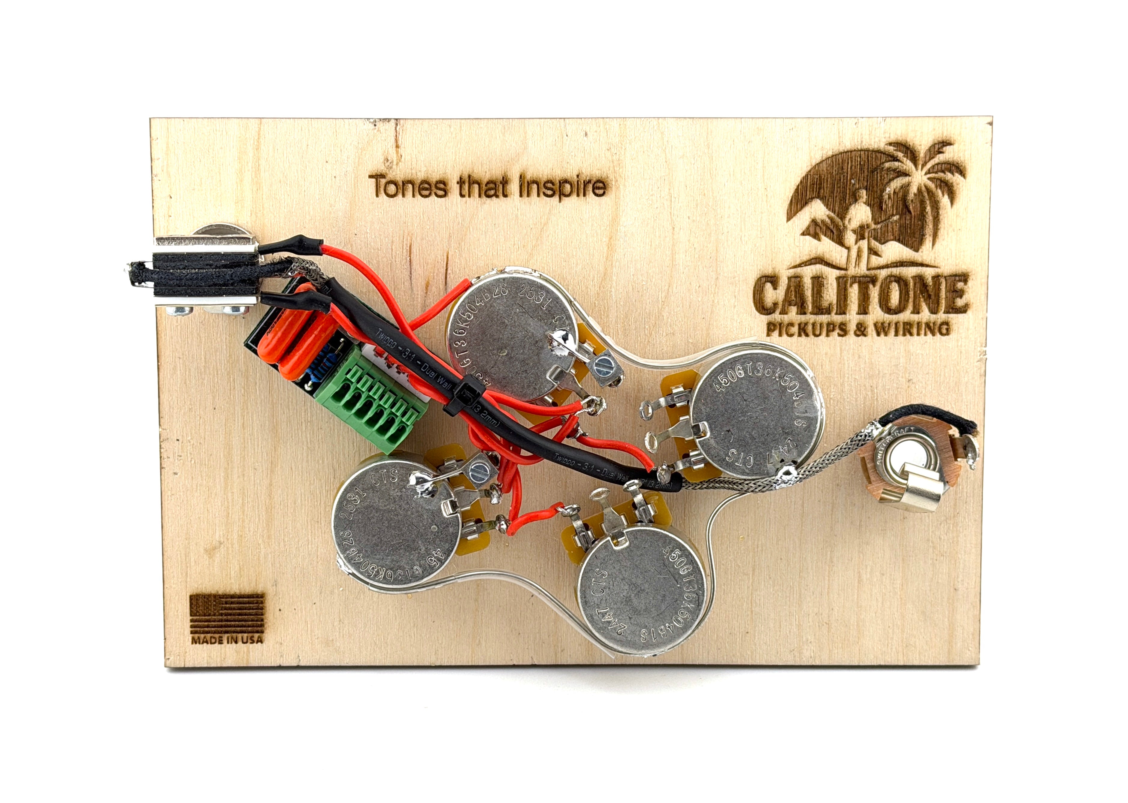 Calitone Gibson / Epiphone /SG Solderless Wiring with Volume Clarity