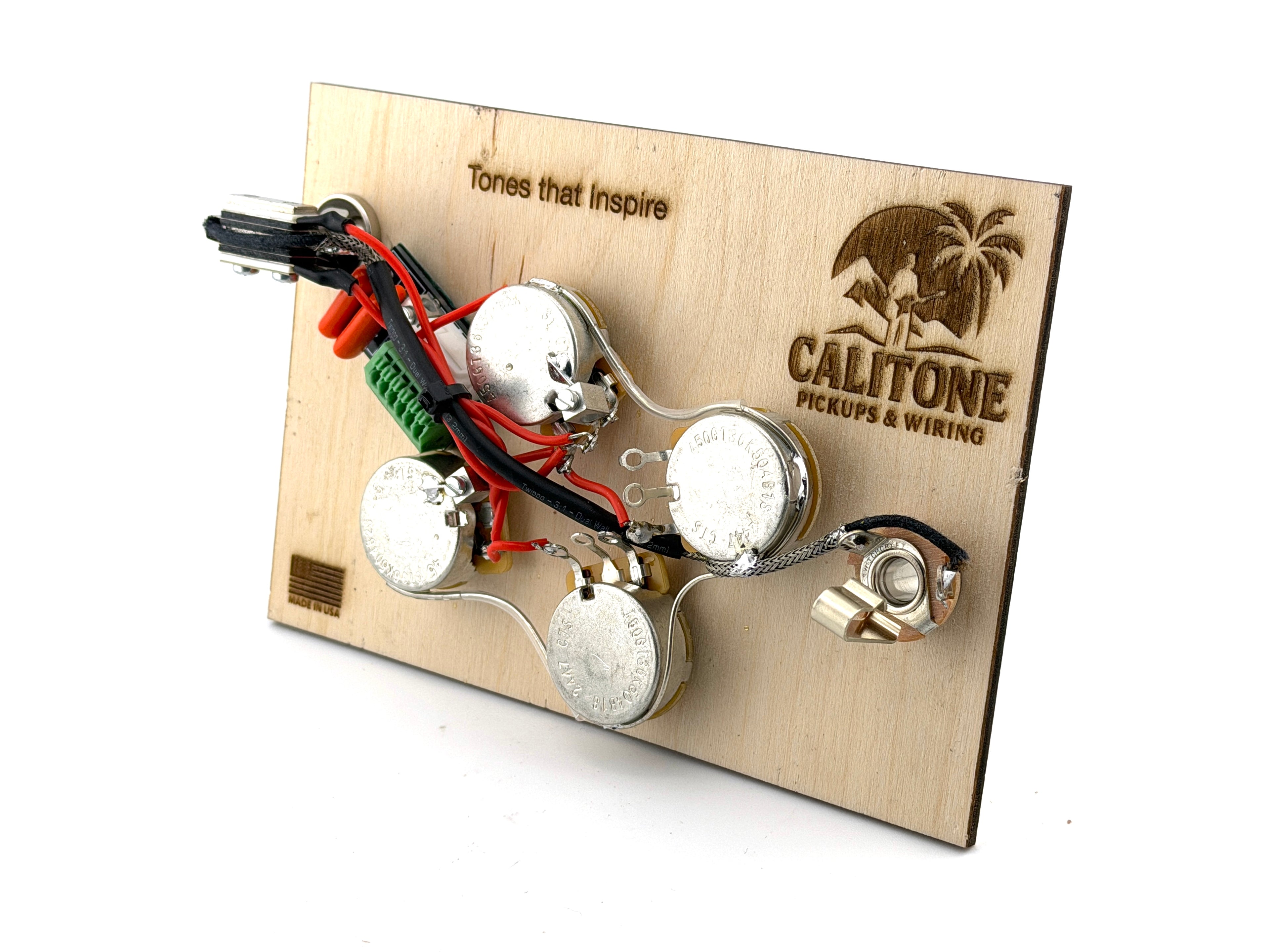 Calitone Gibson / Epiphone /SG Solderless Wiring with Volume Clarity