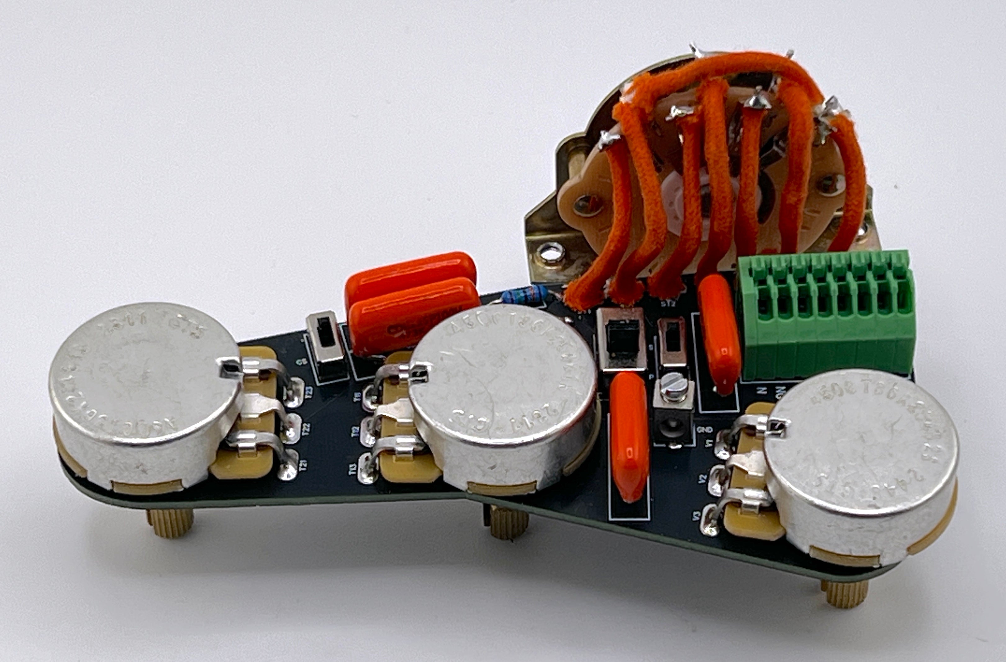 Strat Solderless with Volume Clarity Select, Tone Control Select, Tone Capacitor Select
