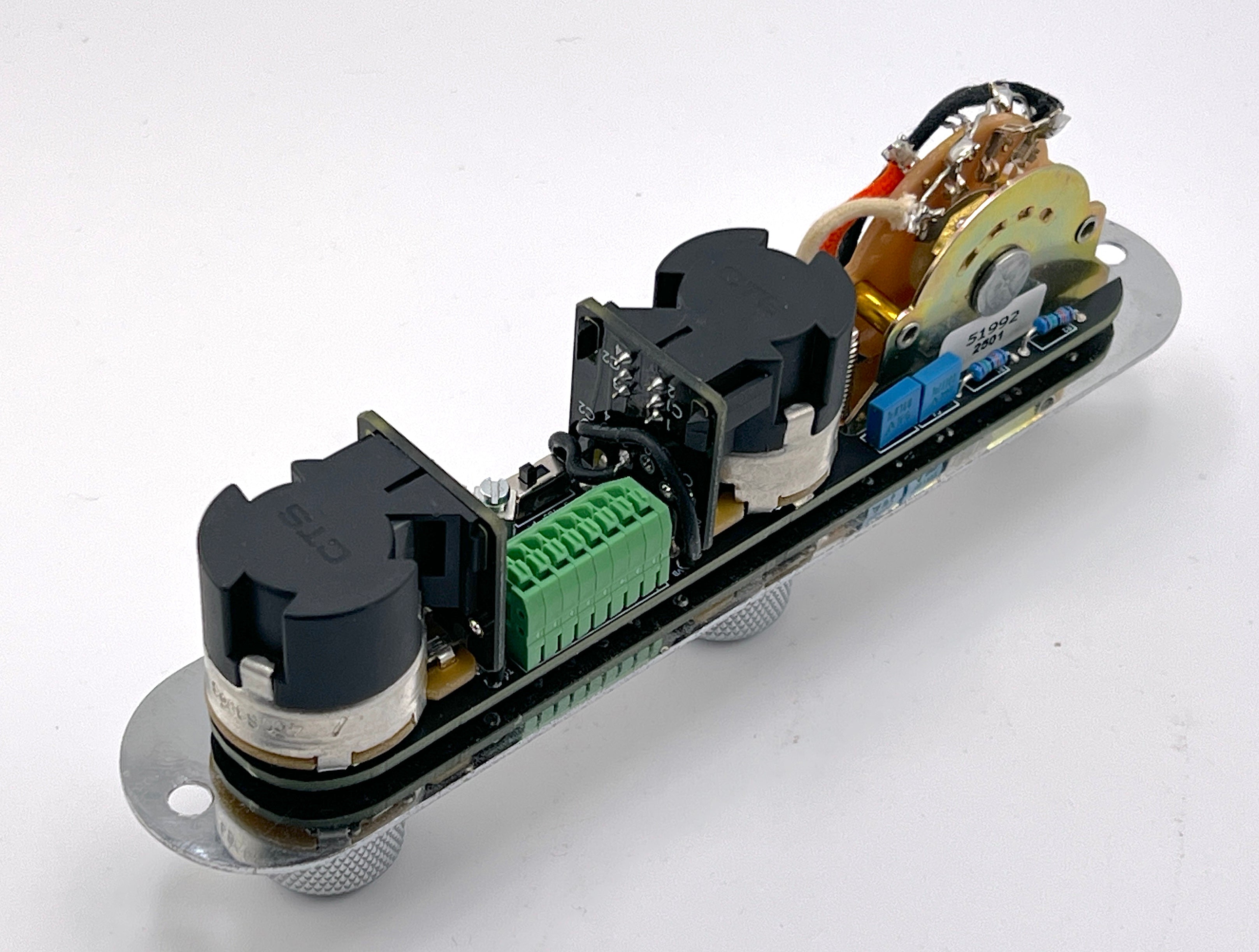 Telecaster H-H Wiring Harness – With Volume Clarity & Coil Split