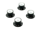 Gibson-Style Top Hat Knob Set with Inset (4 Knobs)